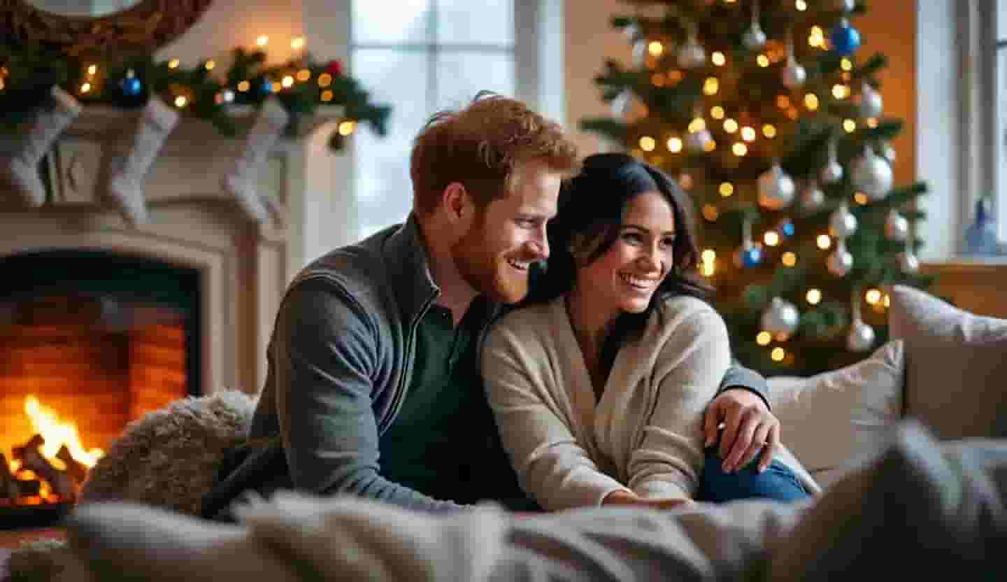 Harry et Meghan : leur Noël loin de la famille royale, c’était deux salles deux ambiances