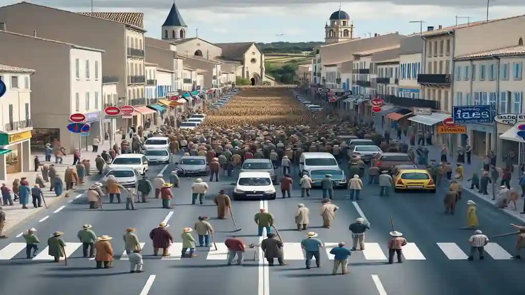 Les agriculteurs manifestent : importants bouchons et plusieurs routes fermées à Perpignan