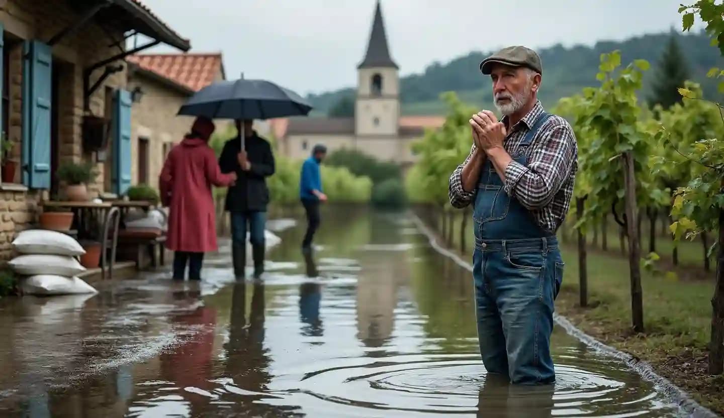 2024 en France ou le visage humide du changement climatique