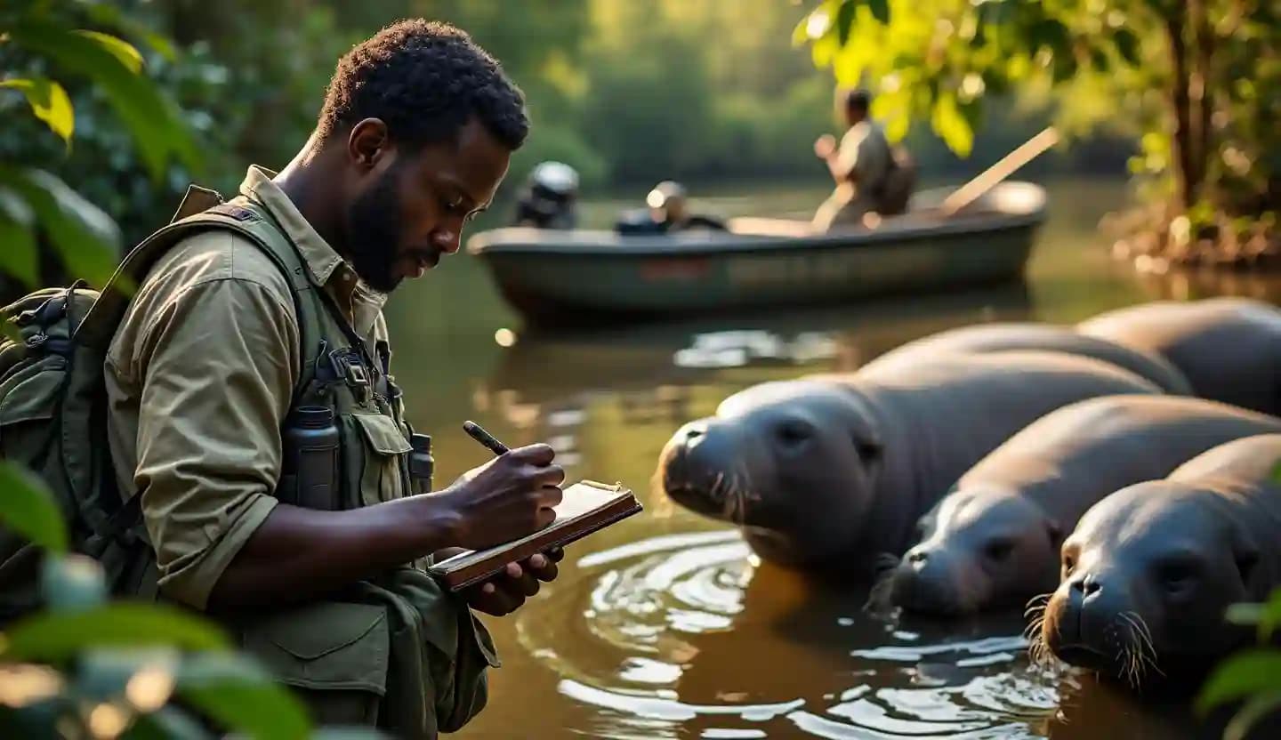 Le combat d'un chercheur camerounais pour les lamantins d'Afrique