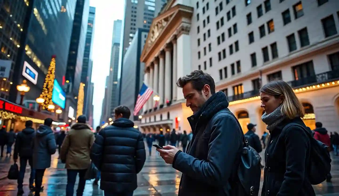 Wall Street termine proche de l'équilibre et sans direction claire après Noël