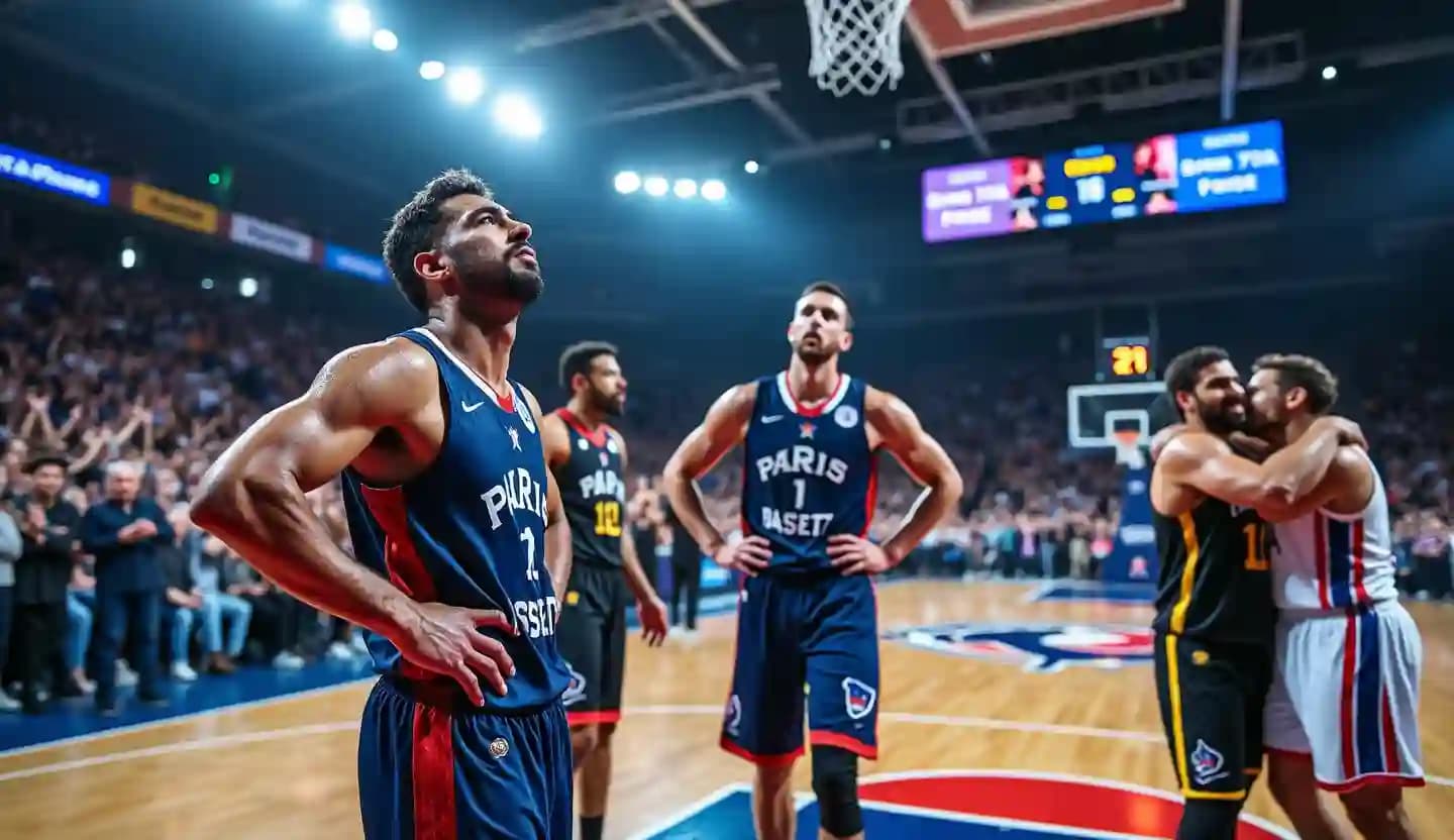 Basket/Euroligue: Paris s'écroule, fin de série pour l'Asvel