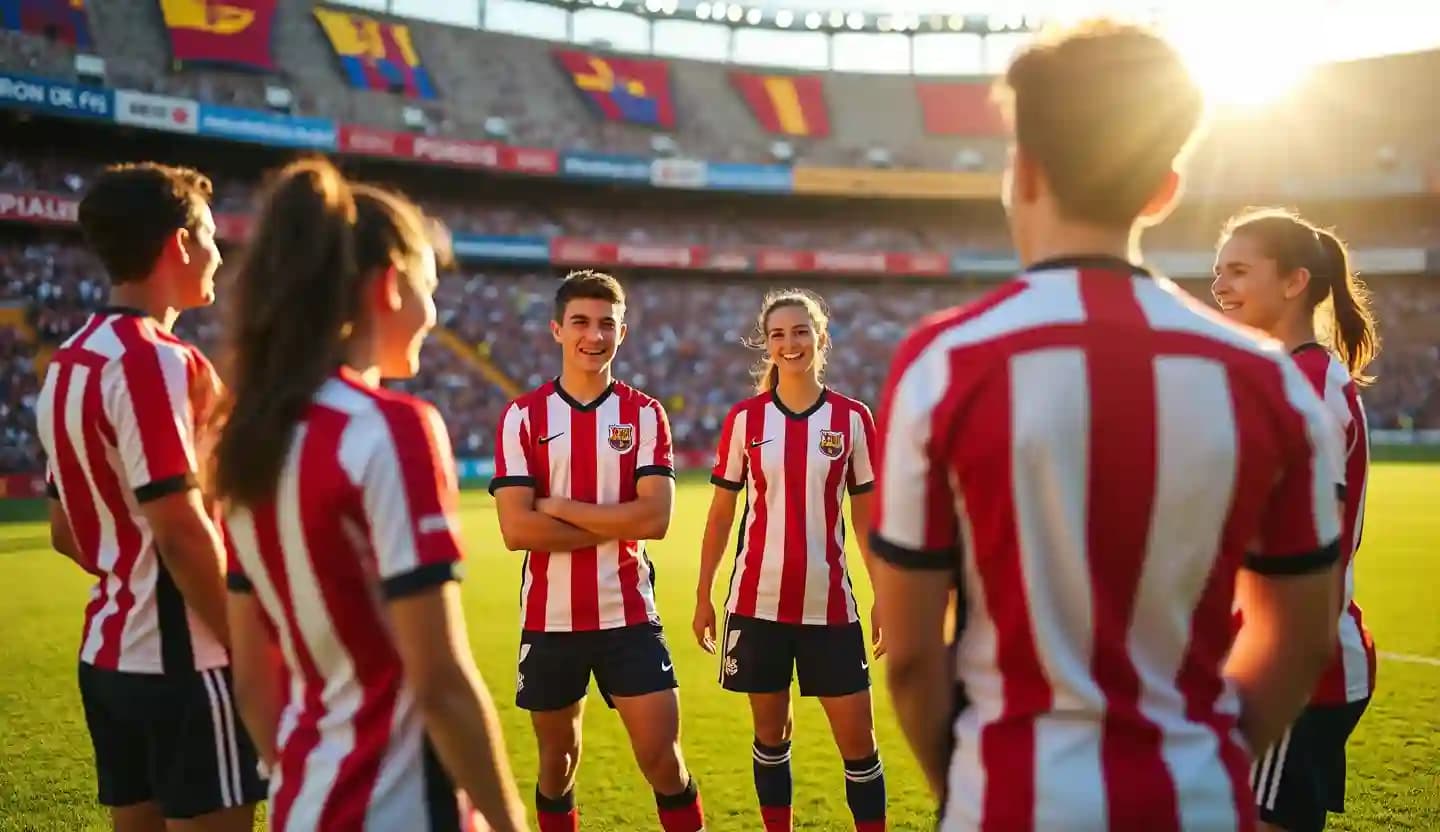 Qui veut quel maillot? L'initiative adorable de l'UD Barbastro avant d'affronter le Barça en Coupe du roi