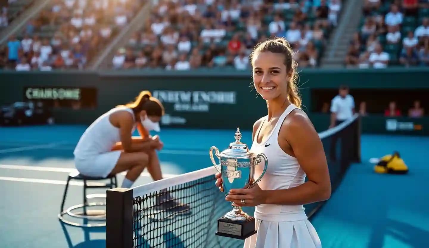 Tennis: Tauson titrée à Auckland après l'abandon en finale d'Osaka, blessée aux abdos