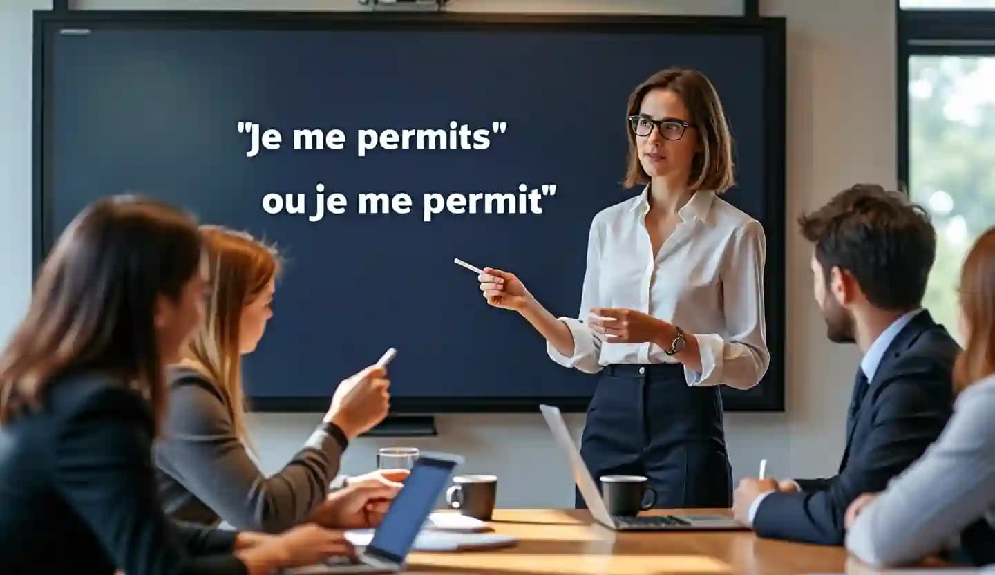 "Je me permets" ou "je me permet" ? La règle d'orthographe expliquée pour ne plus faire la faute